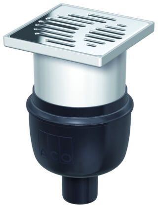 ACO Bodenablauf DN50/150x150/90 Grad/ 1,0l/s