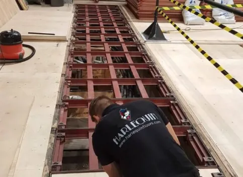 Das Leistungsspektrum von Harlequin reicht bis zum kompletten Bühnenneubau.