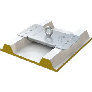 ABS-Lock X-Rivet: Anschlagpunkt zum Festnieten auf Sandwich- und Trapezblech