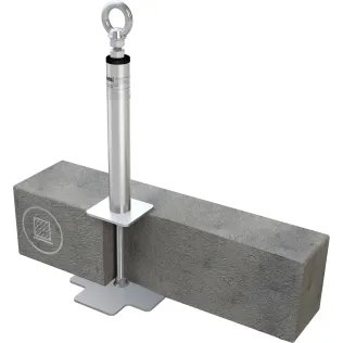 ABS-Lock X-Durch: Anschlagpunkt zum Kontern durch Betonuntergründe