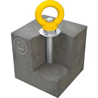 ABS-Lock III-R-B Um 360° drehbarer Anschlagpunkt zum Einkleben in Betonuntergründe