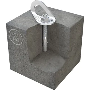 ABS-Lock V-B: Anschlagpunkt zum Einschlagen in Betonuntergründe