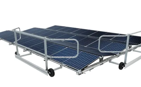 Mobiles Geländersystem ABS Solar Guard Mobile für ABS Base PV-Unterkonstruktionen
