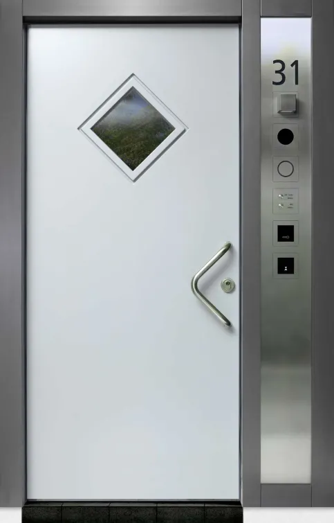 Türpaneel-Anlage Moduflex mit Video-Sprechanlage und elektronischer Zutrittskontrolle