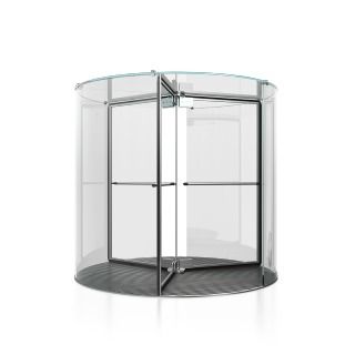 Boon Edam Vollglaskarusselltür - Crystal Tourniket