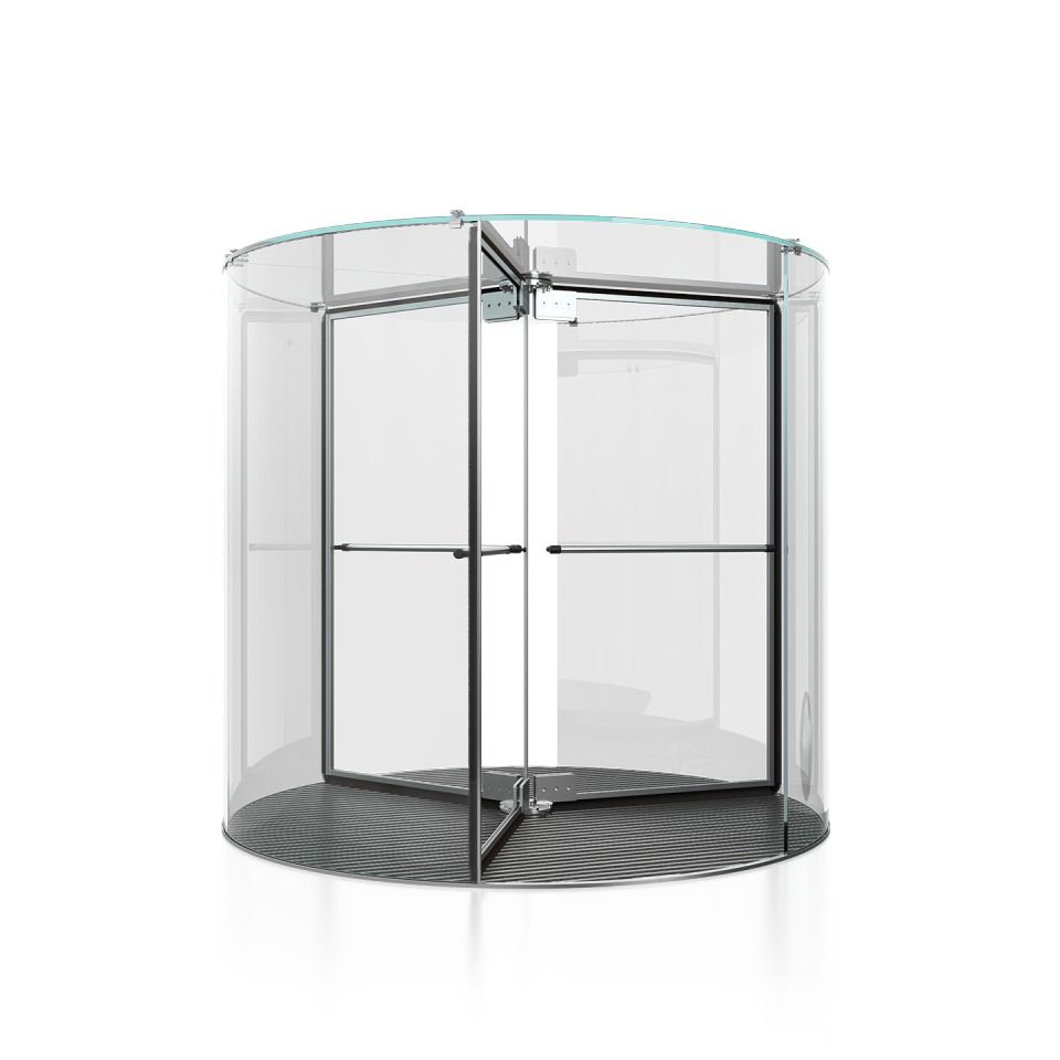Boon Edam Vollglaskarusselltür - Crystal Tourniket
