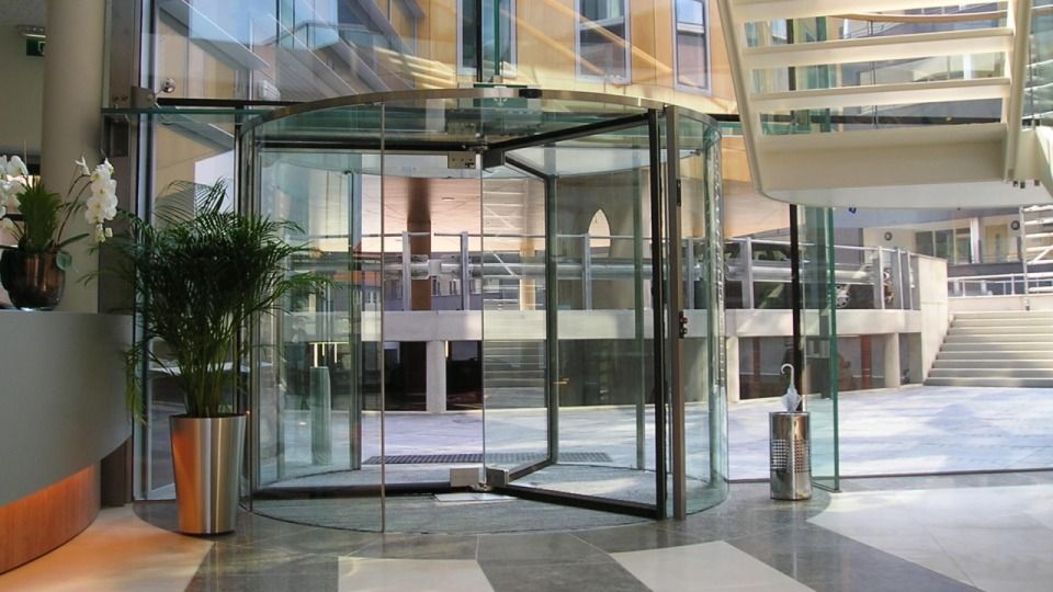 Boon Edam Vollglaskarusselltür - Crystal Tourniket