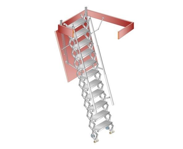 Gorter Scherentreppe / Bodentreppe