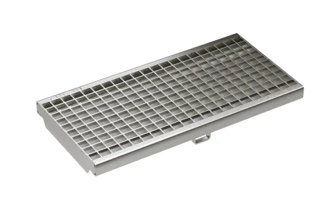 Maschenrost, Stahl verzinkt, Edelstahl Belastungsklassen: D400* Länge: 50 cm, 100 cm, MW 20 x 20 mm