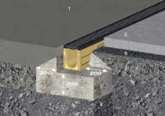 SF-100 mit Fahrbahnbeton bzw. Betonplatten oder Pflasterdeckung