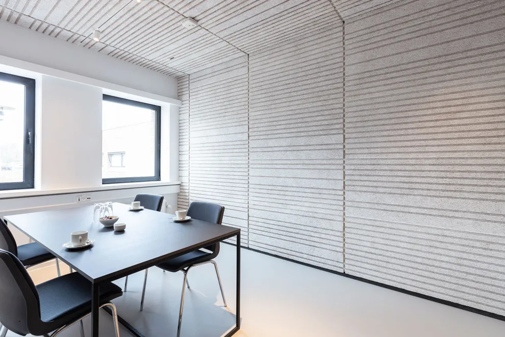 Anwendungsbeispiel Troldtekt® Line Design