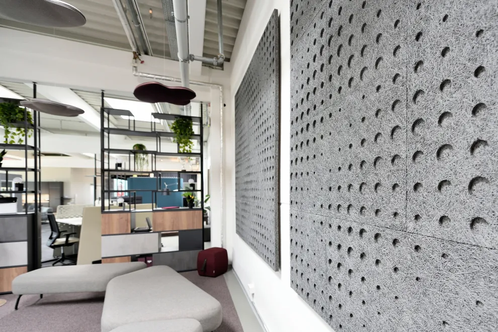 Anwendungsbeispiel Troldtekt® Dots