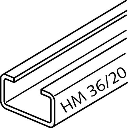HALFEN HM Montageschiene
