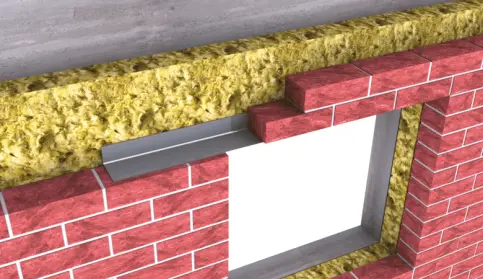 MOSO® Winkelauflager WA-Ü zur Überbrückung der Sturzöffnung ohne zusätzliche Befestigung