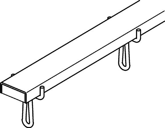 HALFEN Trapezblech-Befestigungsschiene HTU 60/22/3 - AN3 - FV - 3000 - SF 20