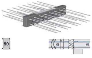 Balkonanschluss HIT-HP DD-0203-...-10 0,5m