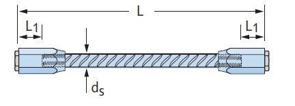 HALFEN HSC-B Muffenstab