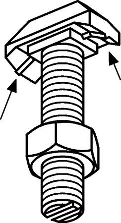 Halfenschraube HSR 40/22 M16 x 40 GV-S 8.8