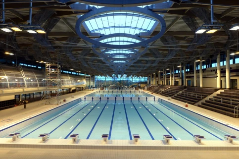 L’Aquapolis, Limoges, Frankreich, ©Thomas Jouhannaud