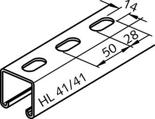 HALFEN HL Montageschiene