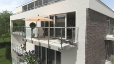 Auskragener Balkon