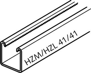 HALFEN HZL Montageschiene