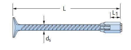 HALFEN HSC-B Muffenstab