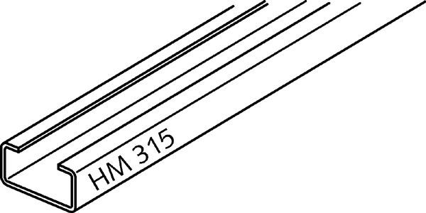HALFEN HM Montageschiene