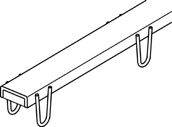 HALFEN HTU Schiene für Trapezblech-Befestigung