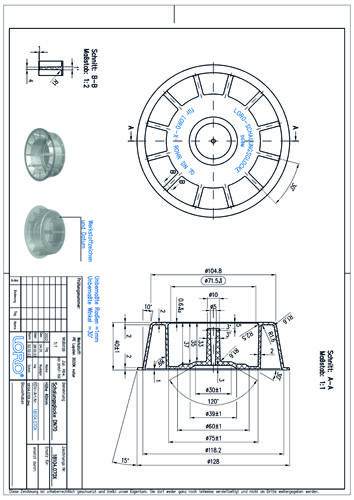 LORO-X SCHALUNGSGLOCKE H:40 MM DN 70, SR.V