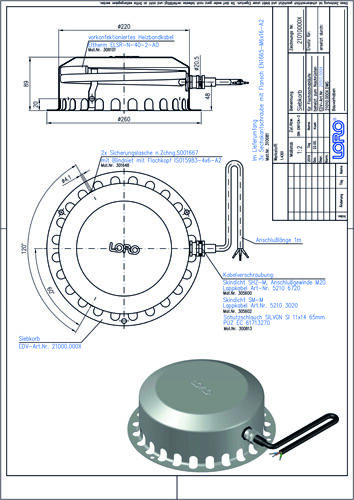LORO-DRAINJET® Haube