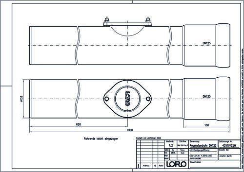 LORO-XCL Regenstandrohr