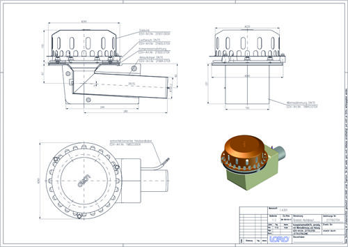 LORO-DRAINLET® DL Flachdachabläufe Serie 84
