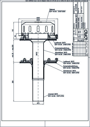 LORO-DRAINLET® DL Flachdachabläufe Serie 84