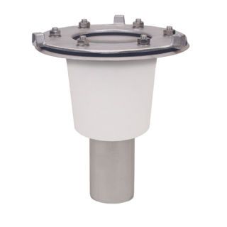 LORO-DL UNTERT.EINH.EDELST.KLEMMFL. SENKR.M.WD.DN 125