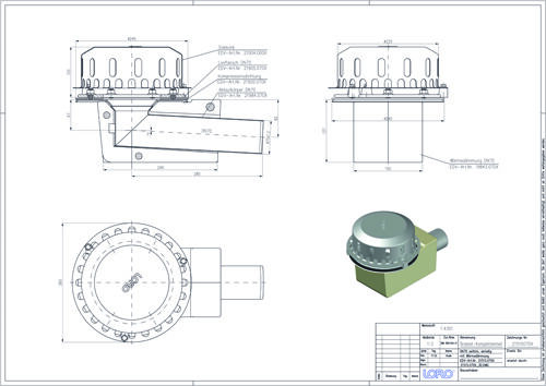 LORO-DRAINLET® DL Flachdachabläufe Serie 84