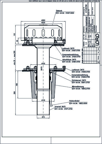 LORO-DRAINLET® DL Flachdachabläufe Serie 84