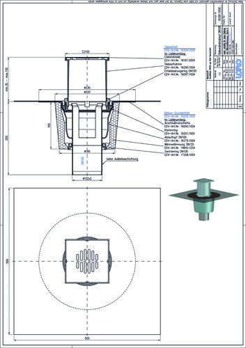 LORO-X Balkondirektablauf