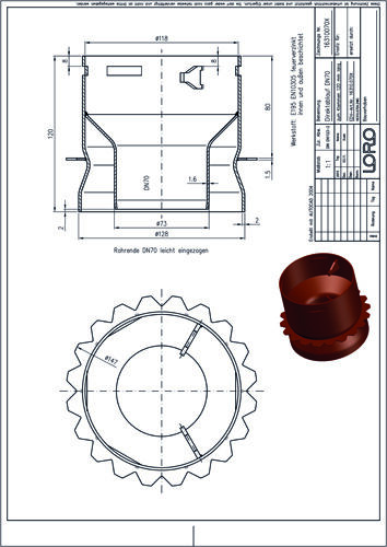 LORO-X Balkondirektablauf