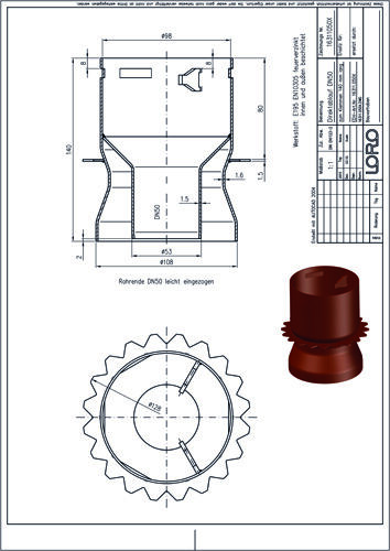 LORO-X Balkondirektablauf