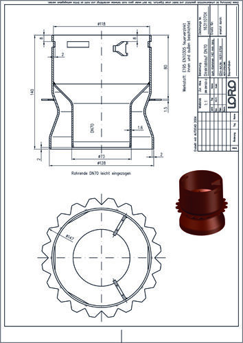 LORO-X Balkondirektablauf