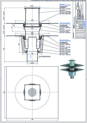 LORO-X Balkondirektablauf