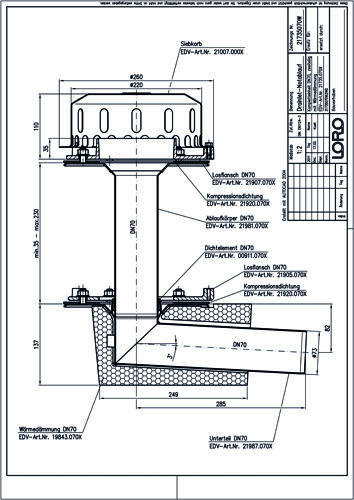 LORO-DRAINLET® DL Flachdachabläufe Serie 84