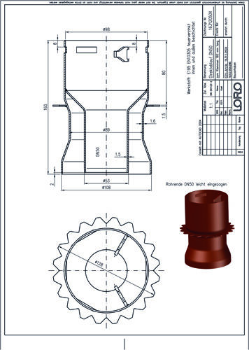 LORO-X Balkondirektablauf