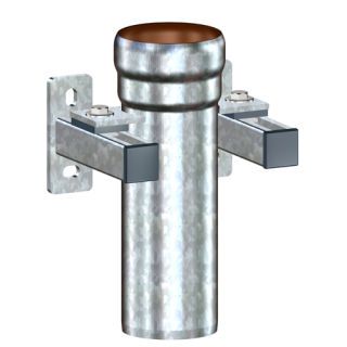 LX-FALLROHRSTÜTZE M.BEFESTIGUNGSKONSOLE 160 MM,U.SCHALLENTKOPPLUNG DN 100