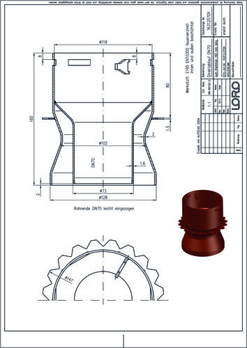 LORO-X Balkondirektablauf