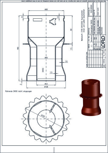LORO-X Balkondirektablauf