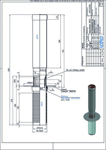 LORO-X VERSAL® Ablaufkörper