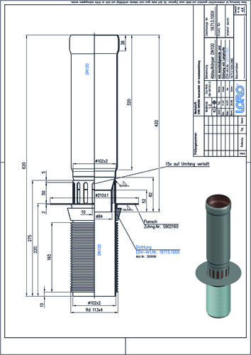 LORO-X VERSAL® Ablaufkörper