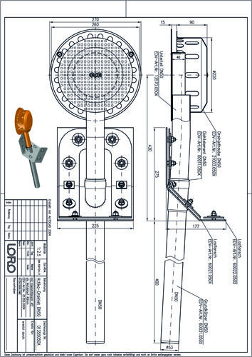 LORO-Drainlet® Attika Notablauf